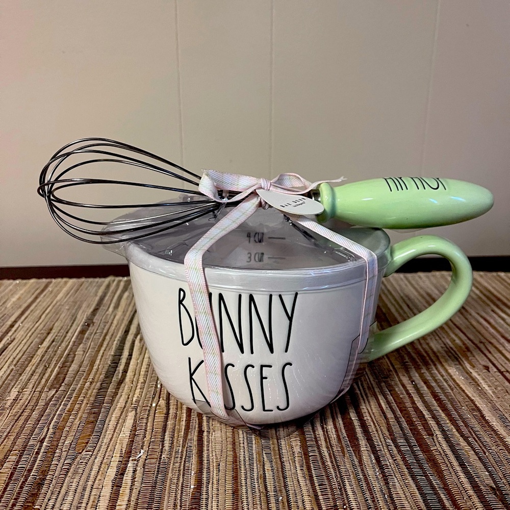 Rae Dunn Easter Measuring Cup & Whisk Set